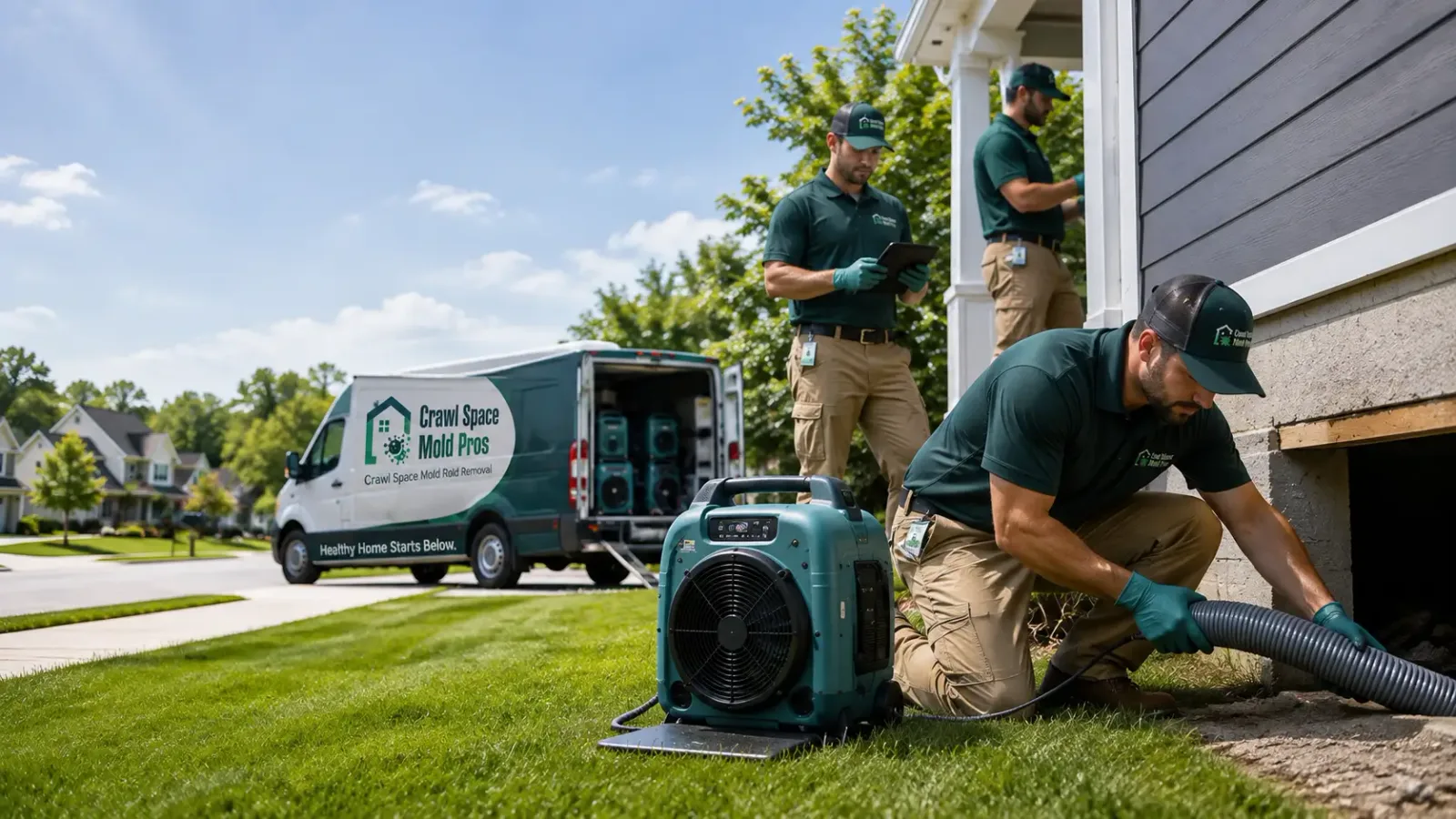 Crawl Space Mold Removal in Barnesville, PA
